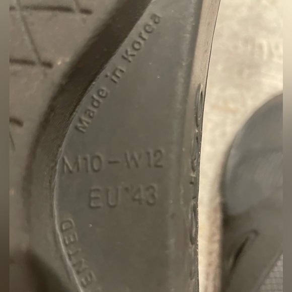 Oofos OOriginal Sandals Black M1O W12 Recovery Footwear Flip Flop Unisex - Picture 2 of 8